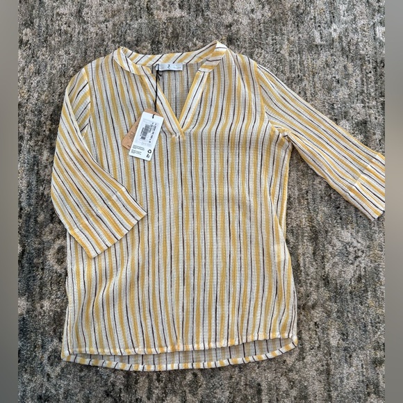 NWT WHYCI Milano $345 Blouse Size 42 (US 8-10) - Picture 2 of 6